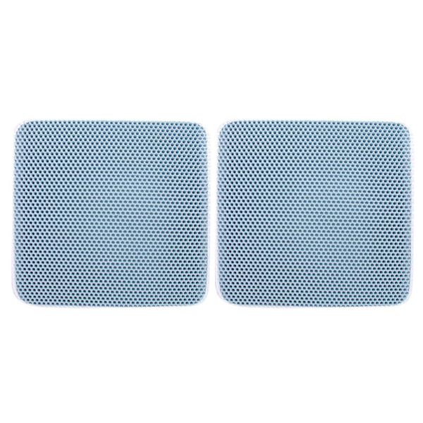 

cat beds & furniture 2pcs double-deck pet pads waterproof mat anti litter bedding placemat supplies(blue)