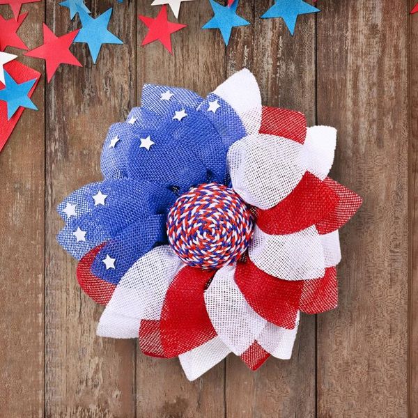 

decorative flowers & wreaths american wreath patriotic diy garland for front door festival decoration independence day memorial