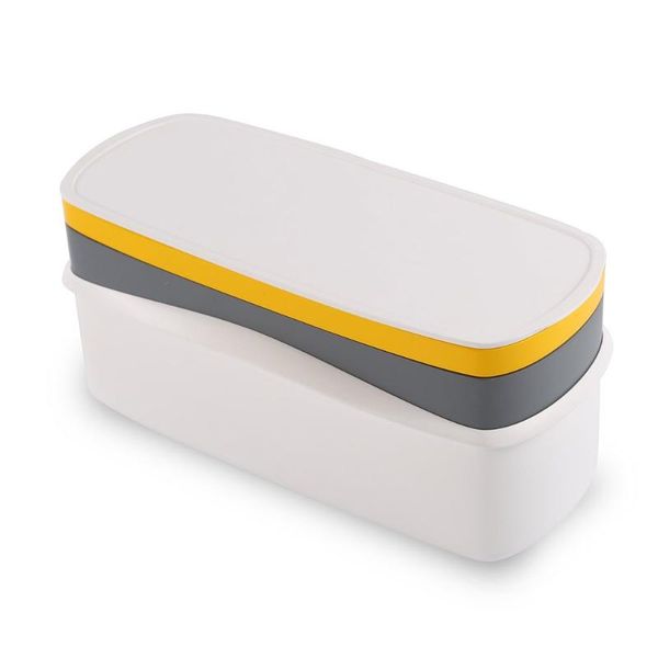 

dinnerware sets multi-function double layer separate type pasta box heating lunch steamed vegetables and noodles integrated