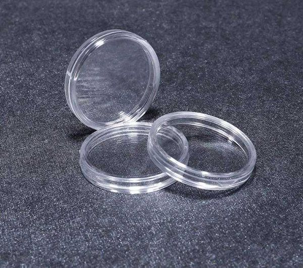 

1000pcs 40mm clear coin capsules caps transparent coincapsules for coins us presidential sacagawea dollar wholesale