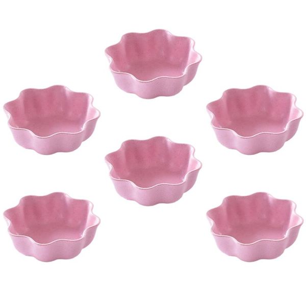 

dishes & plates 6pcs household kitchen saucer creative sauce seasoning dish snack