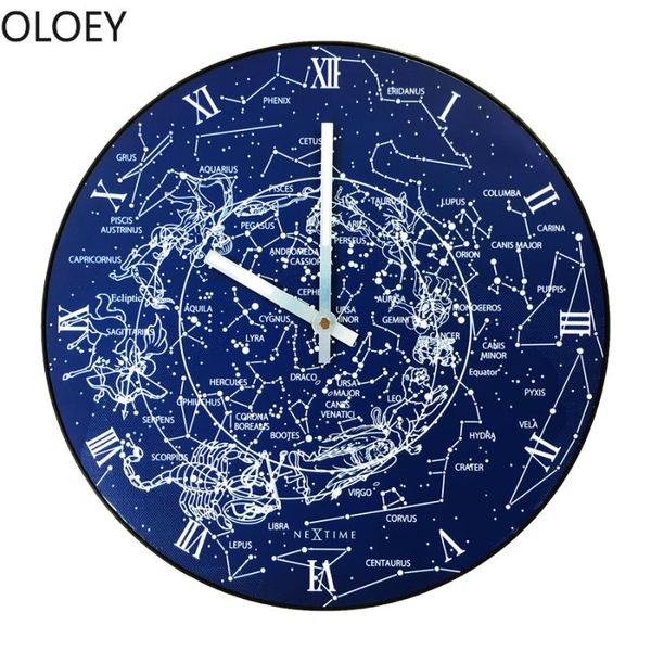 

wall clocks luminous glass large clock night light mechanism living room 3d creative silent nordic horloge kids modern saat