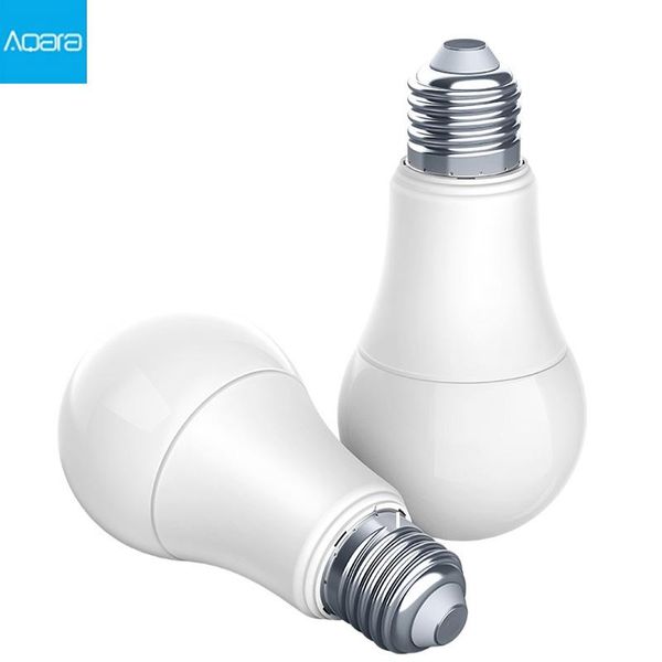 

smart home control aqara zigbee led bulb version 9w e27 2700k-6500k white color remote light with kit