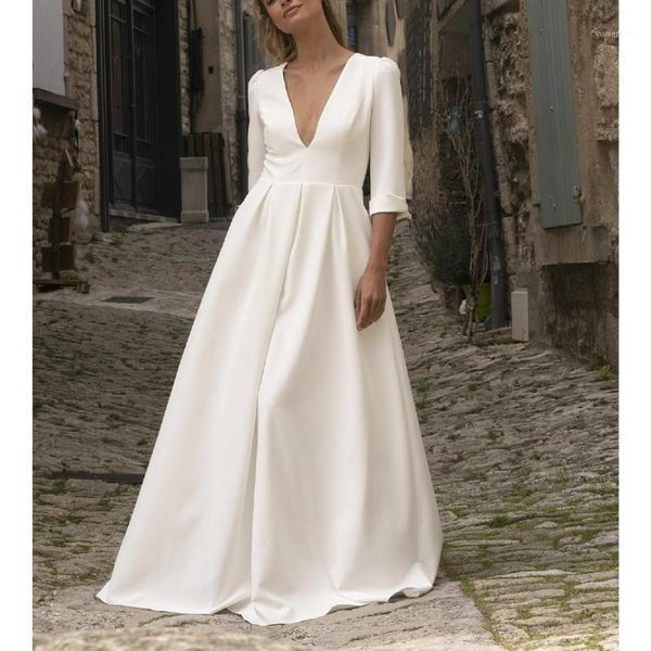 

casual dresses ladies dress retro solid color v-neck temperament commuting graduations robes de soire elegant prom vestidos noche, Black;gray