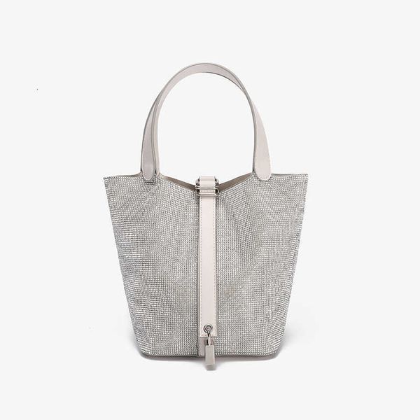 

hong brand women's ocean gas water drill bucket inlaid diamond vegetable basket portable shoulder bag purse