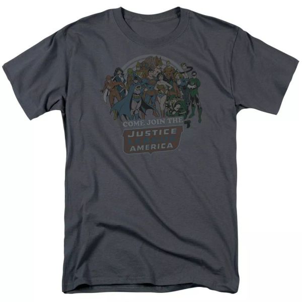 

justice league - join the justice league t-shirt dc comics sizes s-3x new, White;black