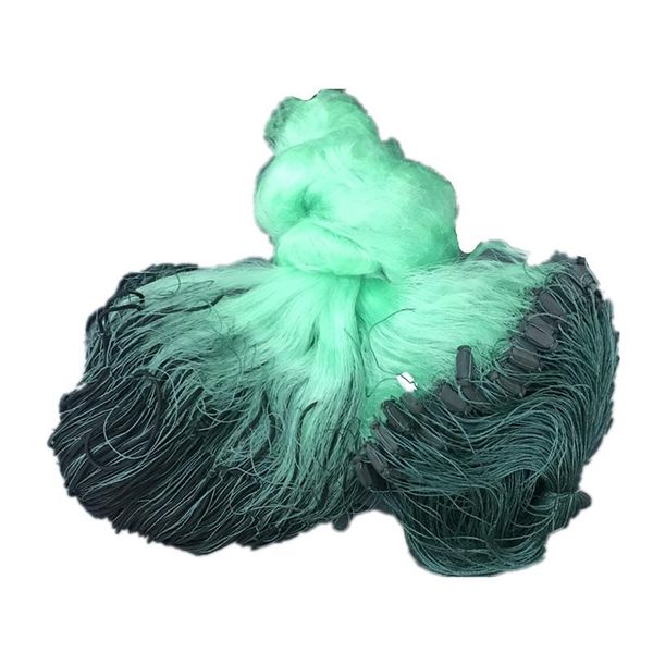 

depth 1.5m-2.0m gill net length 80m fishing wrapped sinker monofilament nylon fish network outdoor tool product accessories