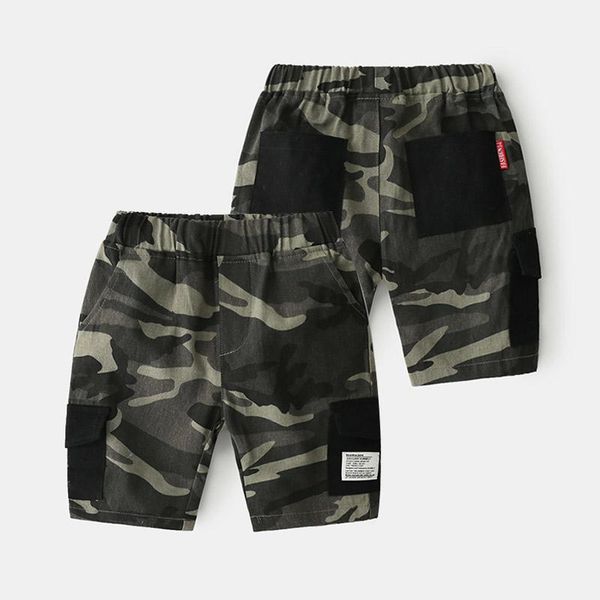 

trousers baby 2021 summer boy children's clothing casual five-point pants, Blue