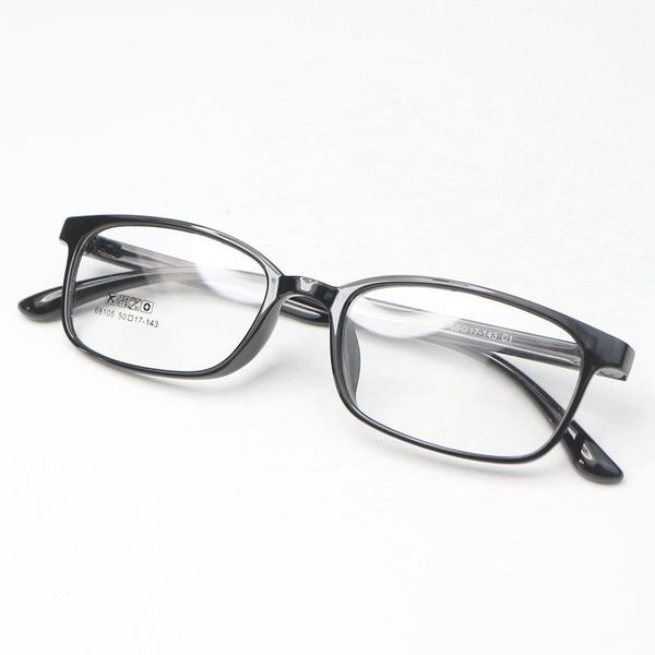 

fashion sunglasses frames 2021 women's men optical frame student style can install myopic lenses square tr lightness eyeglasses, Black