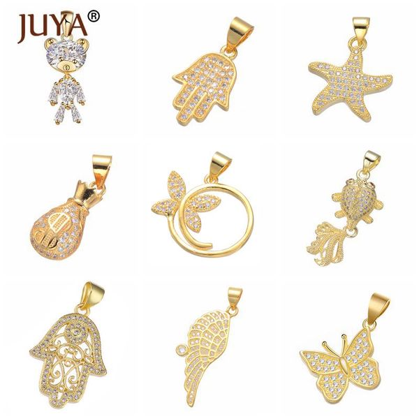 Charms Juya moda pingentes fofos para jóias Fazendo braceletes de braceletes DIY Acessórios feitos à mão Whloesale Supplies