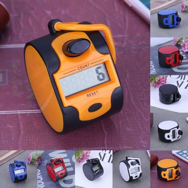

smart home control handheld 5 digital tally counter mechanical manual palm clicker counting timer outdoor sport golf soccer