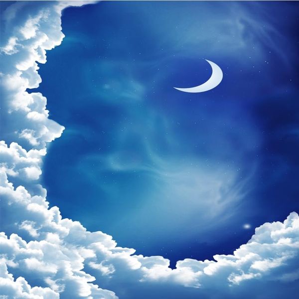 

wallpapers custom mural wall paper 3d stereoscopic ceilings night sky moon living room bedroom ceiling