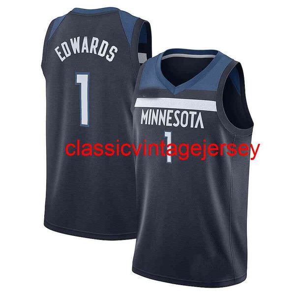 

new 2021 anthony edwards icon swingman jersey stitched men women youth basketball jerseys size xs-6xl, Black