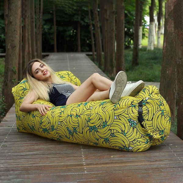 

outdoor camping portable lazy leisure fast inflatable sofa pads