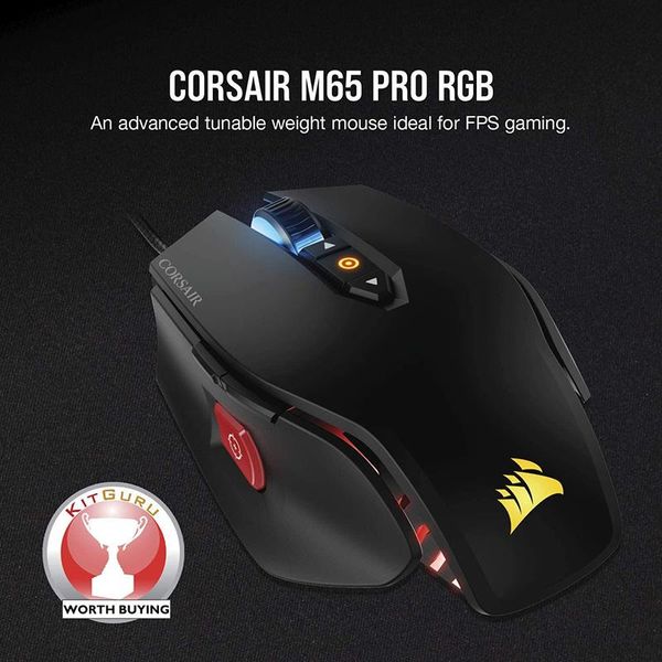 

pro professional gaming mouse rgb backlit 12000dpi optical black mice