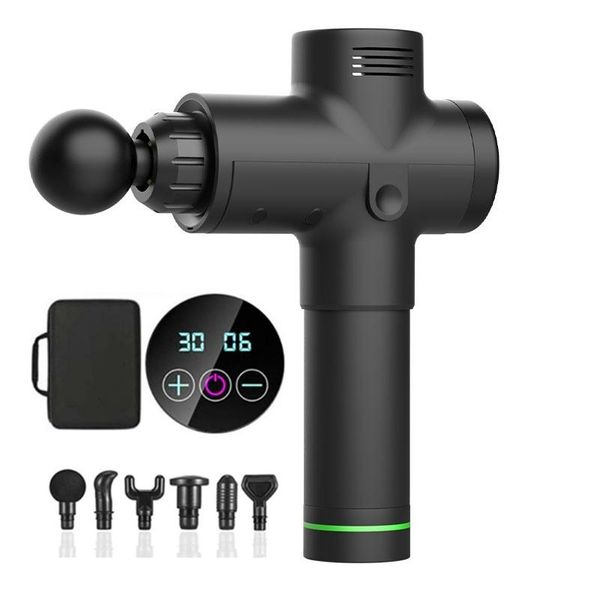 

massage gun 2021 speed deep tissue blow pain relief body neck muscle exercise relax slim shaping fascia