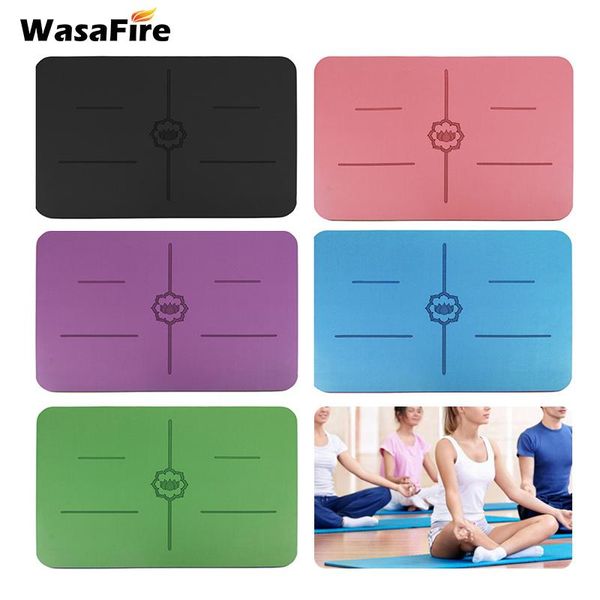 

60cm*40cm*4mm natural rubber yoga mat non-slip pilates exercise mats fitness gym sports slimming training pads