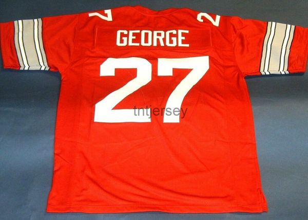 

custom eddie george college style jersey stitched add any name number, Black