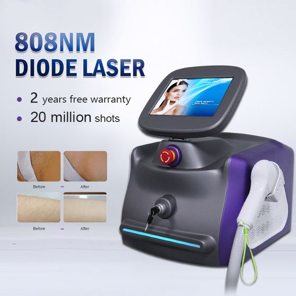 

permanent 808nm diode laser hair removal portable epilator device, Black