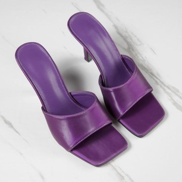 

dress shoes 2021 women pumps summer slippers sandals woman thin high heels open toe lady ladies for female, Black