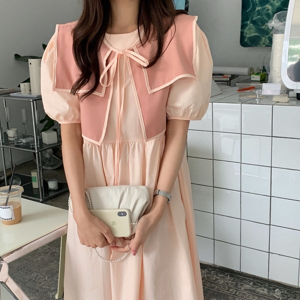 

dresses loose gentle summer short sleeves elegant chic female fashion women two pieace sets retro es with shawl, Black;gray