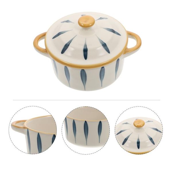 

bowls baby bowl dual-handle eating steamed egg with lid