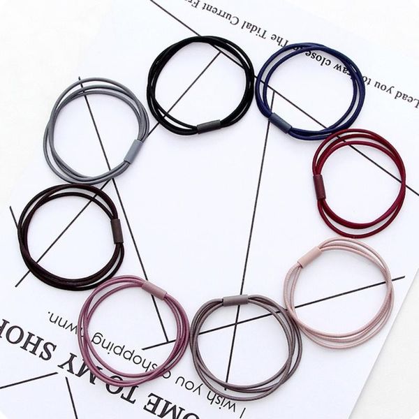 

hair clips & barrettes korean fashion simple circle 2021 trend multilayer accessories for women personality cute set wholesale, Golden;silver
