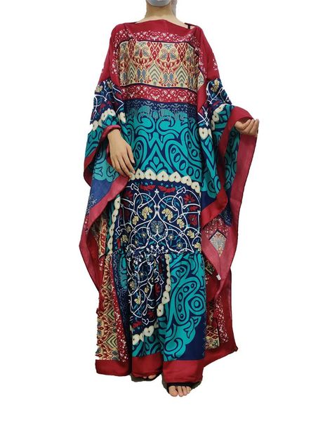 

ethnic clothing casual kaftan dubai abaya turkey muslim hijab dress islam abayas dresses for women kuwait batwing sleeve caftan ensemble clo, Red