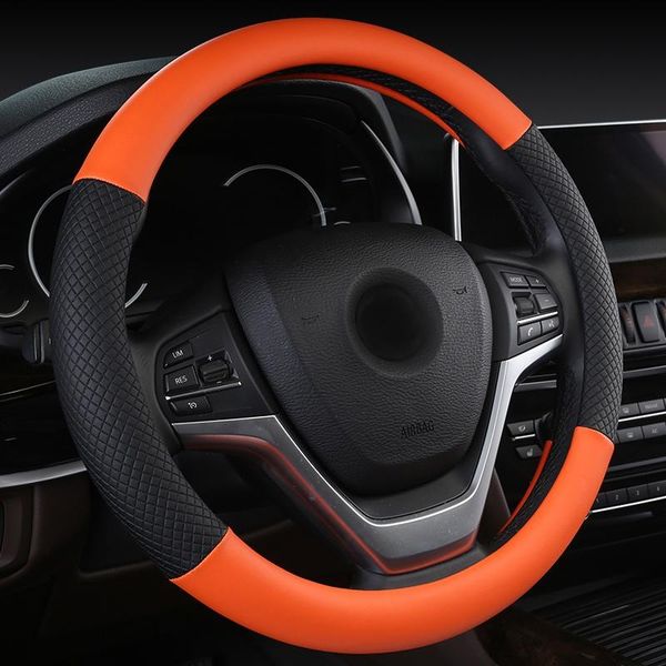 

steering wheel covers car-styling cover imitation dermis cars anti slip universal auto accessories