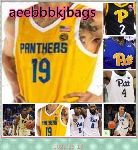 

stitched custom 5 au'diese toney jersey justin champagnie 12 abdoul karim coulibaly 23samson george pitt panthers college men women you, Black