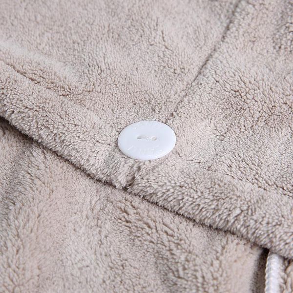

towel mite proof dry hair cap women's thickened absorbent lovely superfine fiber baotou bath quick drying coral velvet