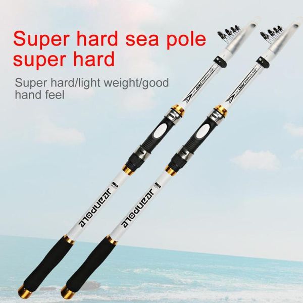 

boat fishing rods 2.1/2.4/2.7/3.0/3.6m outdoor carp rod feeder hard frp carbon fiber light weight sea pole tackle