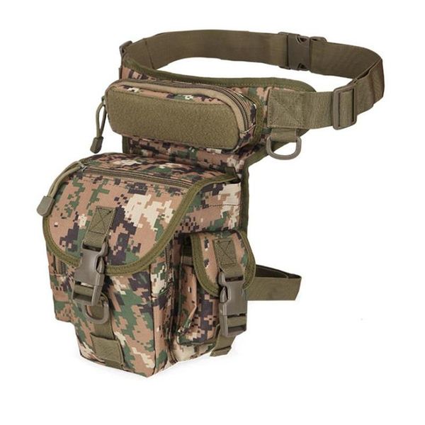 

stuff sacks military tactical drop leg bag tool fanny thigh pack hunting waist motorcycle riding men packs 1pc