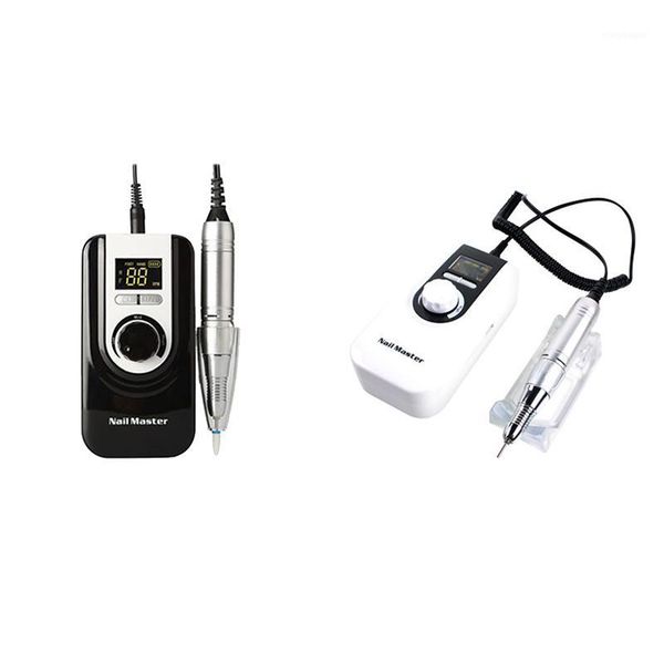 

plug lcd digital 35000rpm portable electric nail boring machine file art drill set decoration pedicure set1