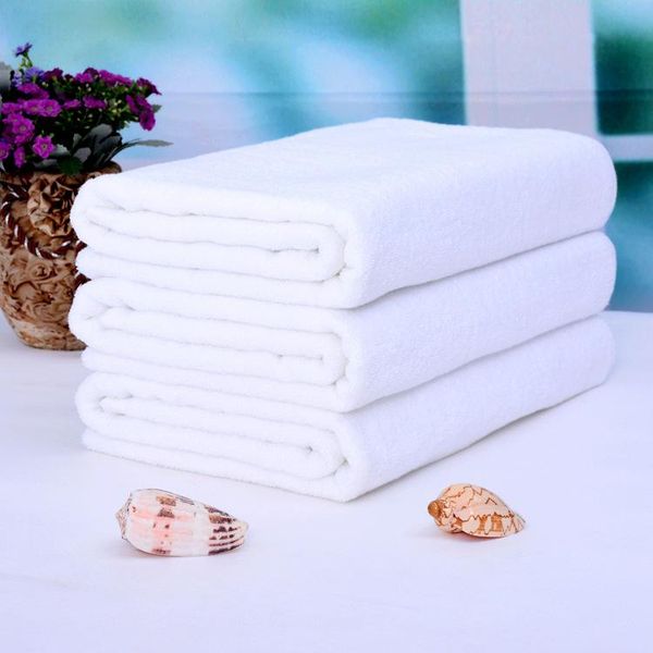 

towel 100% cotton bath thick absorbent large custom quick drying quality white