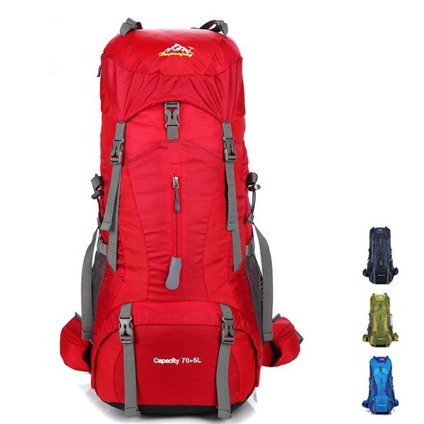 

backpack large capacity camping hiking backpacks big outdoor bag light weight 75l