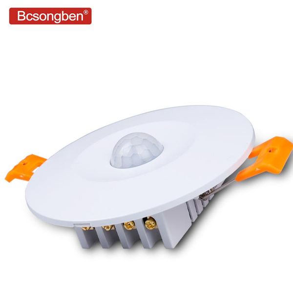 

smart home control microwave radar pir sensor detector intelligent switch 110-220v led infrared motion automatic induction lamp delay wall