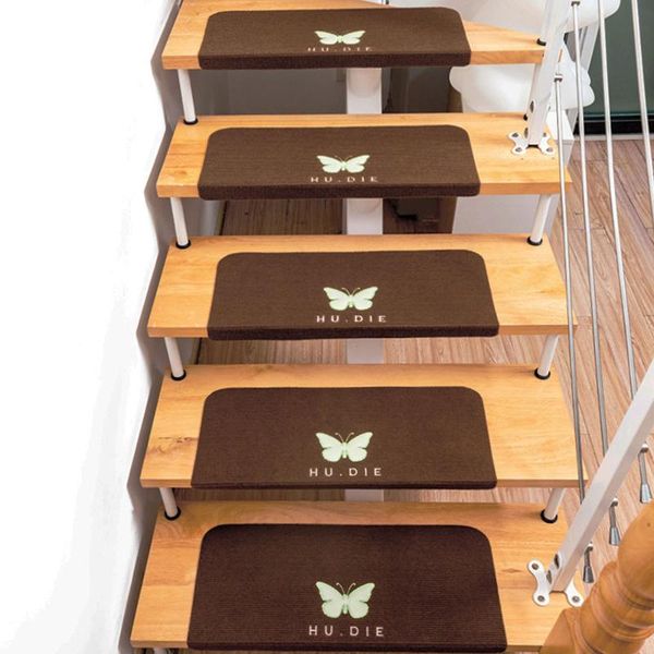 

carpets 70*22*4.5cm night luminous non-slip safety stair step treads mats home floor carpet staircase pad protector