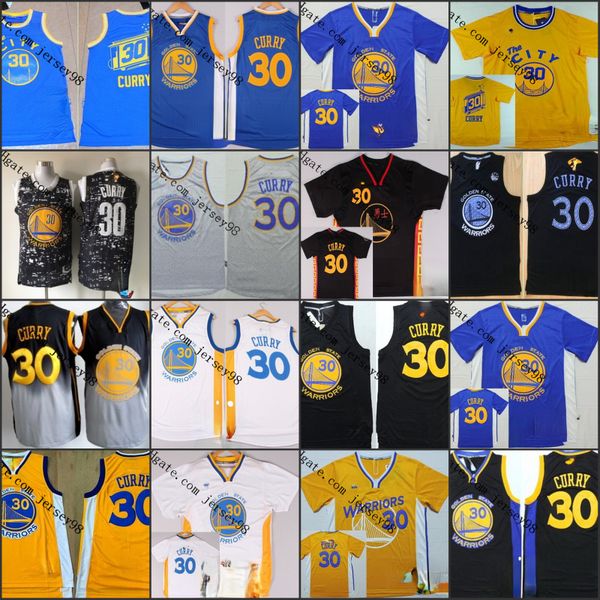 

golden state warriors curry gold 30 stephen retro jersey, Black