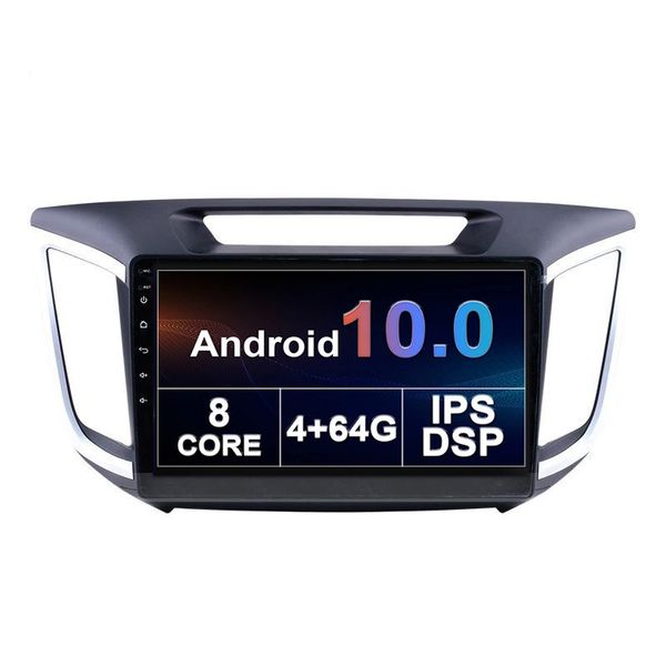 Carro DVD player Áudio Estéreo para Hyundai IX25 2014-2018 IPS Screen Buit em Carplay Android 10 Automóvel