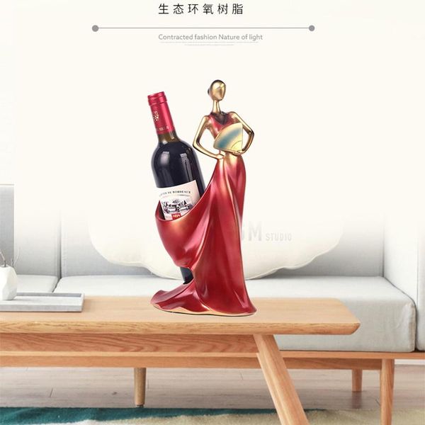 

tablewine racks european creative figure girl display rack fashionable and beautiful
