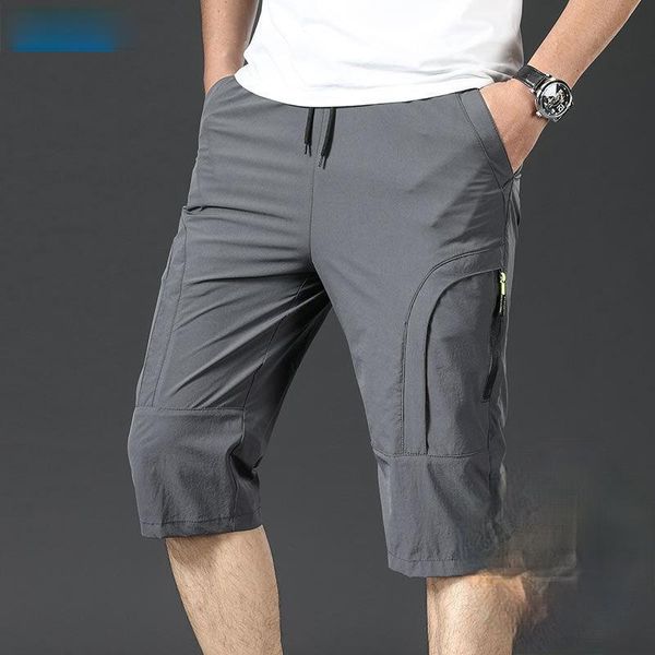 

men's shorts men fashion summer fitness jogger male running sports workout quick dry training gym athletic w251, White;black