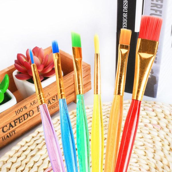 

baking & pastry tools 6pcs/set creamy toner paint pen brush color carving group fondant sugar cake cane tool diy decor