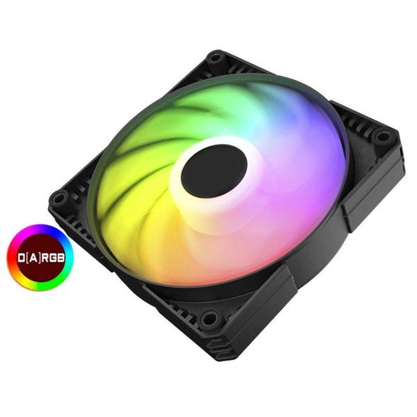 

fans & coolings rgb led rainbow color fan 12-14cm pwm cooling for 5v 3pin sync motherboard