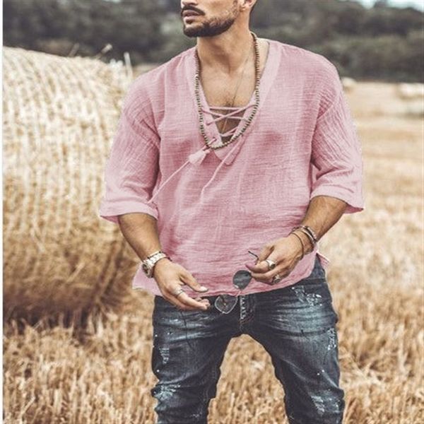 

xqs new breat tie men' t-shirt) medium sleevecornmen's breast tie corns medium sleeve t-shirt, White;black