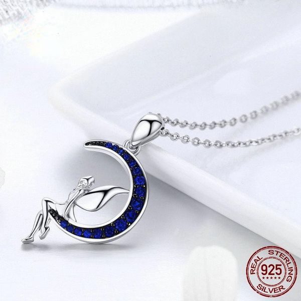 

chains 2022 women dark night fairy necklace, Silver
