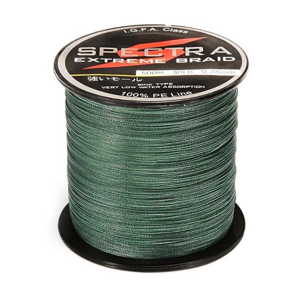 

braid line pe japanese main 4 braided fishing test moss 500m length mounchain blackish green wire super pulling force big drag
