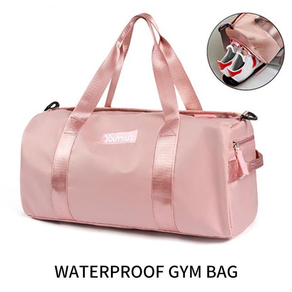 

outdoor bags sports gym handbag for women fitness swimming training bag female dance yoga mat travel luggage with shoes pocket