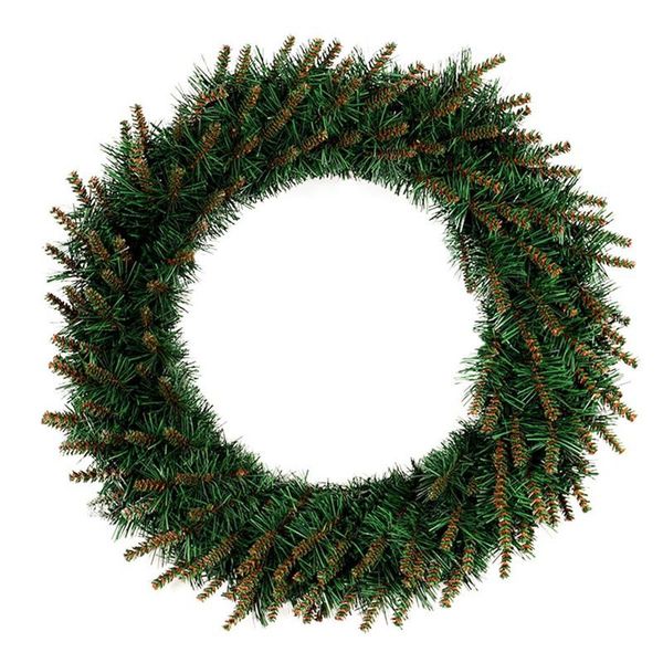 

decorative flowers & wreaths green hanging christmas wreath 1pc 40cm diy party decoration wall ornament garland