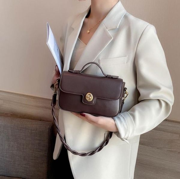 

evening bags women's woven shoulder strap small square trendy diagonal bag